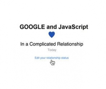 JavaScript&#039;o ir Google draugystė