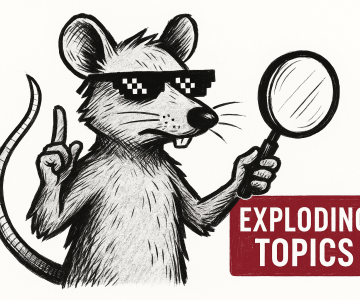 Exploding Topics apžvalga: Kaip atrasti augančias tendencijas prieš konkurentus?